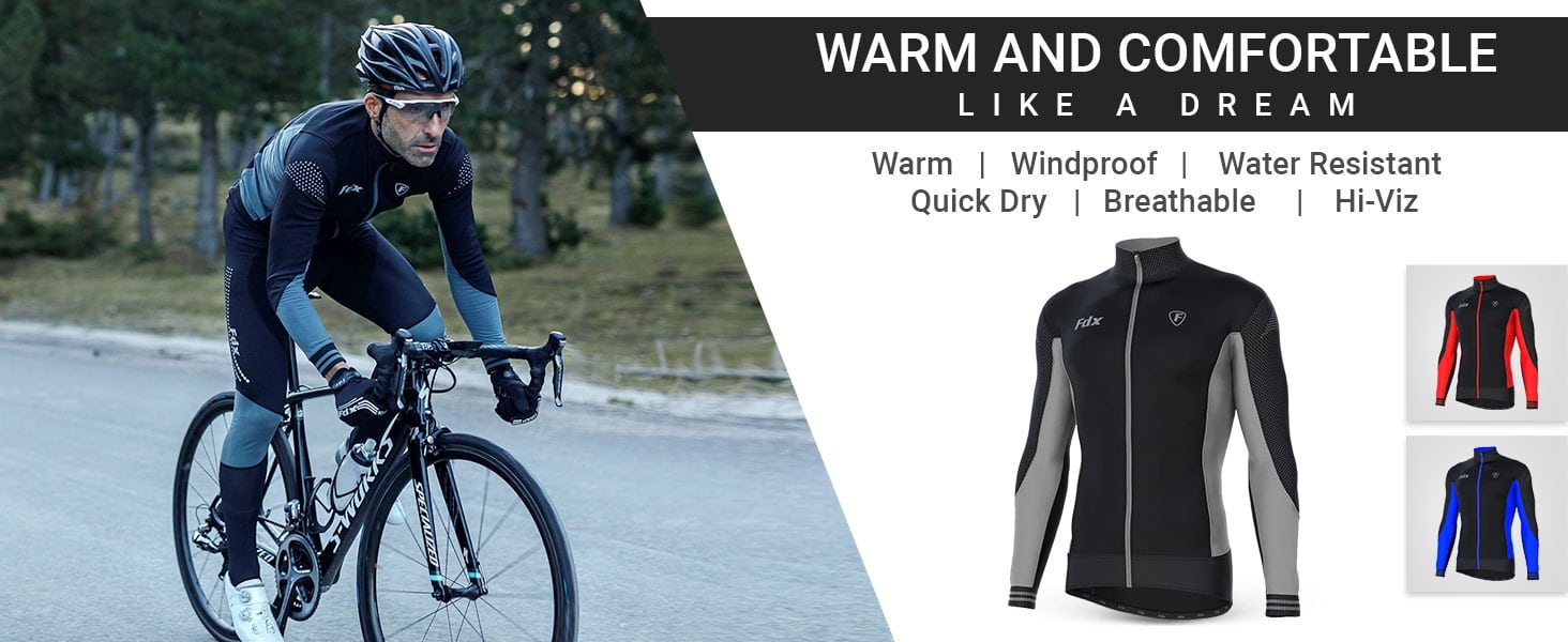 FDX Thermodream Warm Cycling Jersey 