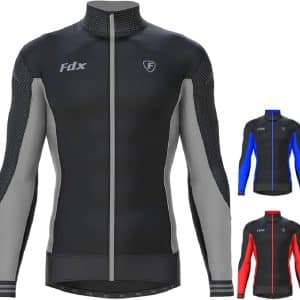 FDX Men’s Thermodream Winter Cycling Jersey Long Sleeve