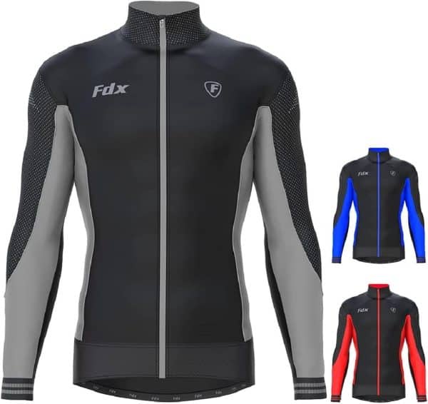 FDX Men’s Thermodream Winter Cycling Jersey Long Sleeve