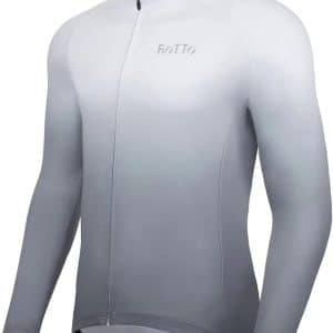 ROTTO Cycling Jersey Mens Cycling Top Long Sleeve