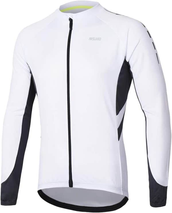 ARSUXEO Men's Cycling Jersey Long Sleeve