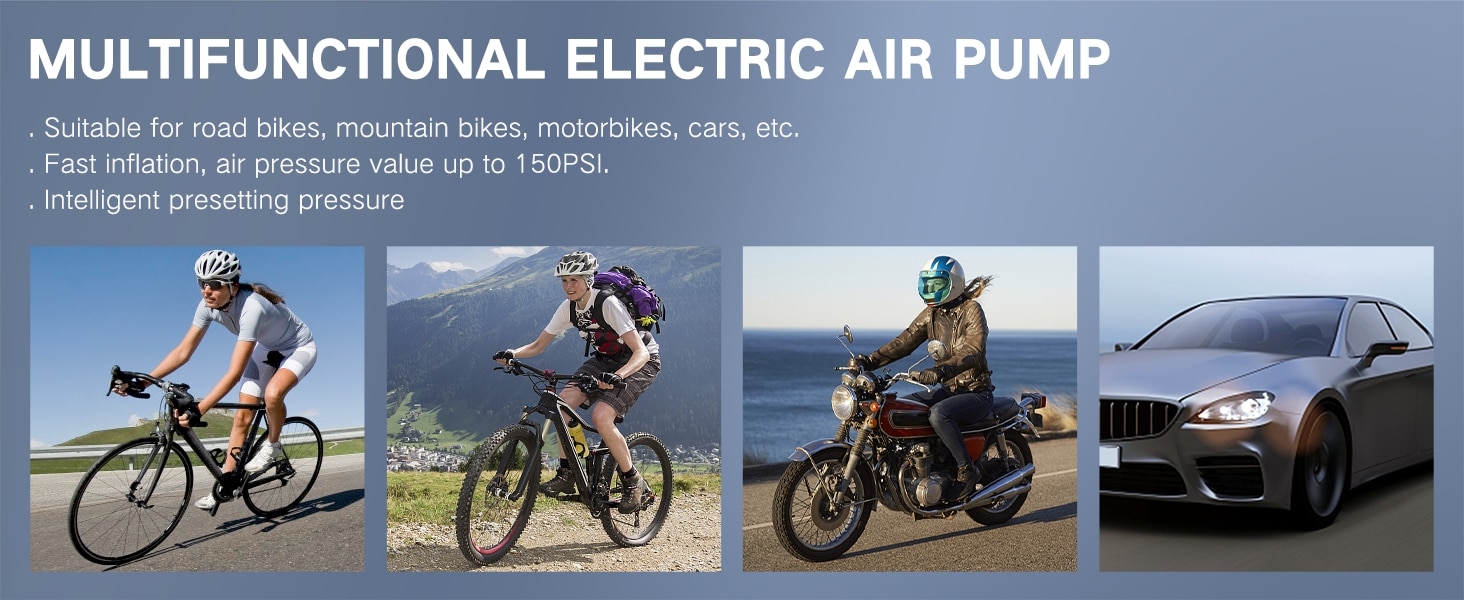 CYCPLUS electric bike pump